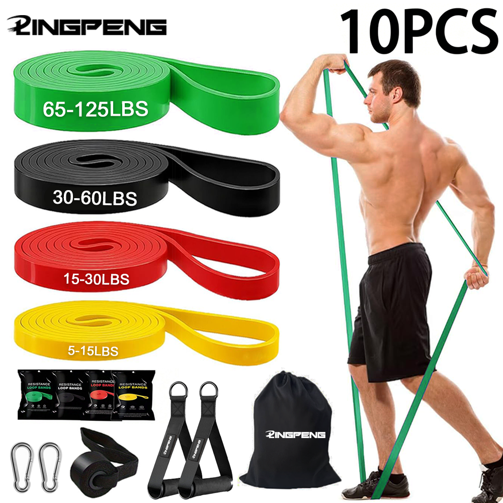 Pull Up Assist Band - Set di 10 Fasce di Resistenza