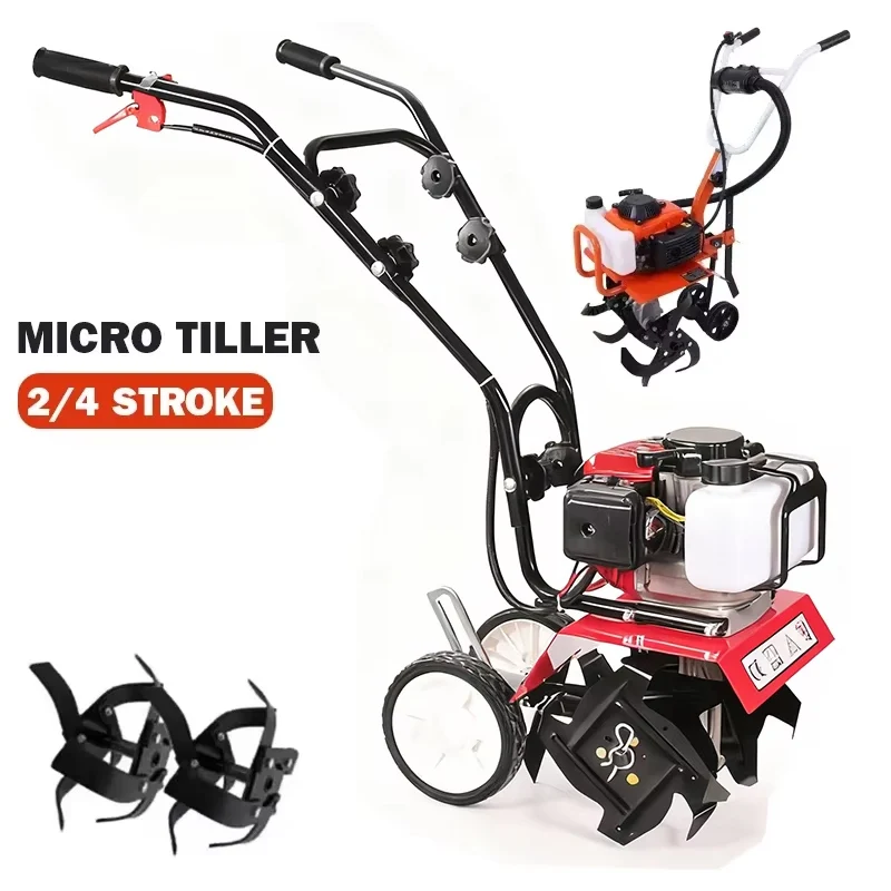 Crossfit Machine - Mini Coltivatore a Benzina Elettrico, Motozappa