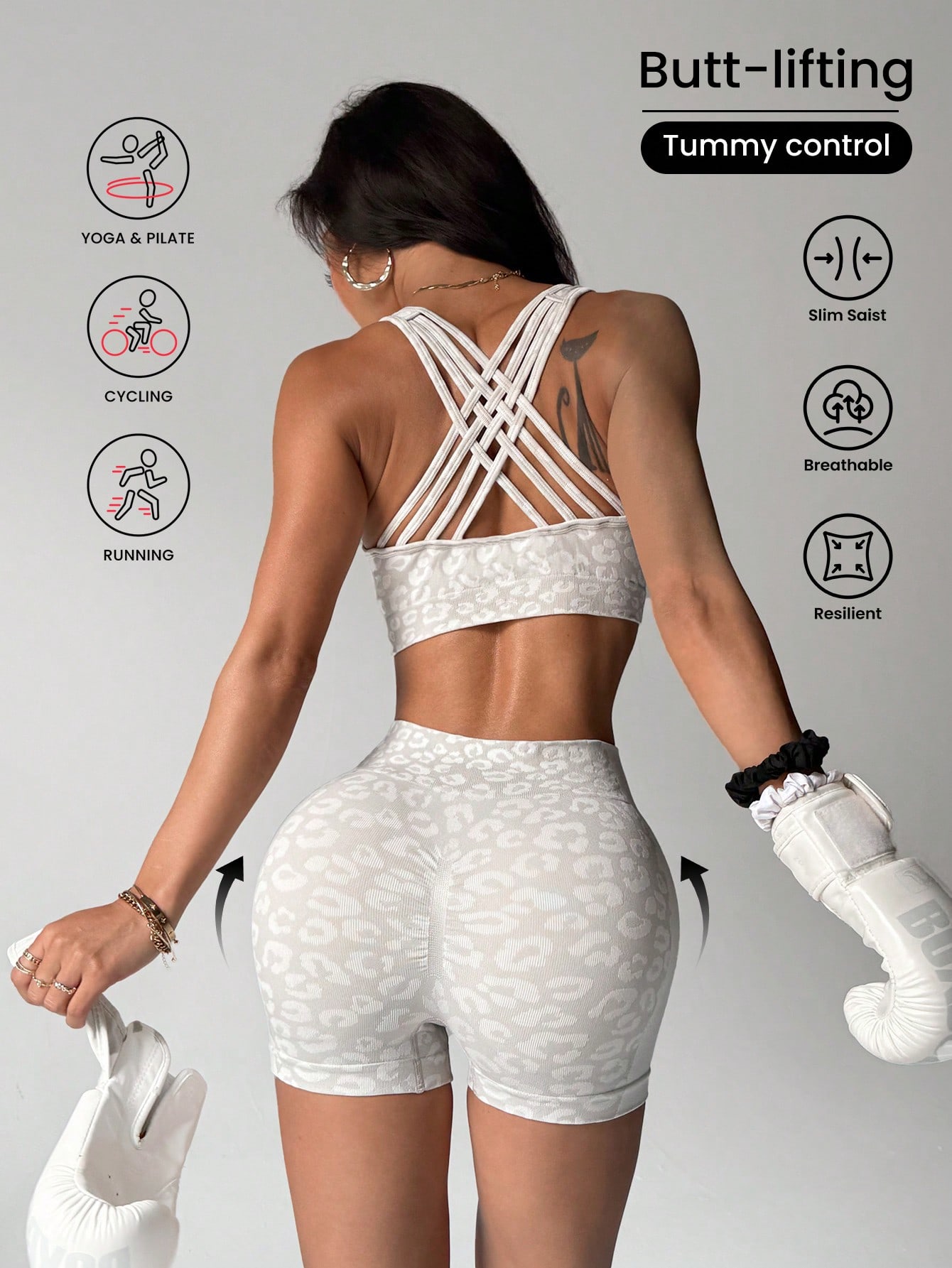 Crossfit Lifting - Set yoga da donna con stampa